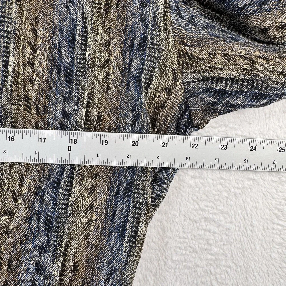 Vintage Jhane Barnes Sweater Mens Large Wool Multicolor Knit Crewneck 90s